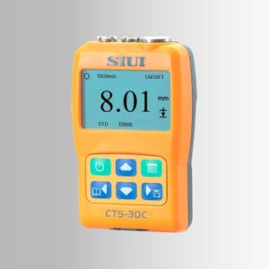 medidor de espesor de ensayos